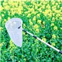 Filet de pêche télescopique pour insectes et papillons - Avec anneau de 28 cm - Poignée extensible jusqu'à 93 cm
