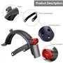 Garde Boue Trottinette Electrique Garde Boue Arrière Trottinette Support Métallique Accessoire Trottinette Electrique Pour Xiaom