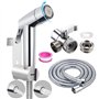 Pulvérisateur de toilettes pour bidet - Accessoire de bidet d'eau chaude en acier inoxydable pour lavabo ou toilette