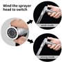 Pulvérisateur de toilettes pour bidet - Accessoire de bidet d'eau chaude en acier inoxydable pour lavabo ou toilette, comprenant
