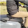 Pelucton Housse de Selle Moto Scooter avec Protection Solaire, Coussin de Siège Scooter en Maille Respirante, Protecteur de Sell