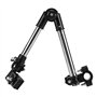Samfox Porte Parapluie Fauteuil, Parasol Ajustable pour Parapluie 360 ° Support de Fauteuil Roulant Accessoire pour Vélo Connect