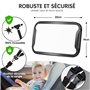 360° Rotation Réglables Retroviseur Voiture Bébé