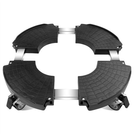 Fousenuk Porte Plante a Roulettes Réglable 40-58.5cm