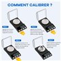 KUBEI Rechargeable par USB 100g/0.001g Balance de Precision Milligrammes Balance de Poche Balances de Bijoux,Balance de Cuisine 