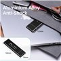 Boîtier M.2 SSD NVME(Not NFGG)，USB Adaptateur Externe USB3.1 Gen2 USB-C Boîtier Disque Dur pour M.2 PCIe NVME M-Key 2230/2242/22