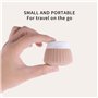 8 Flacons de Voyage en Silicone:contenant voyage 90 ml réutilisables et étanches en silicone - Kit de Accessoires de Voyage Cert