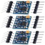 Lot de 3 Modules Capteur Magnétomètre Boussole QMC5883L à 3 Axes 3-5 V GY-271