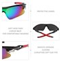 DAZZLUXE 3 Lunettes de Soleil Polarisées pour Homme - Vélo, Course, Ski, Golf - Avec 3 Poches