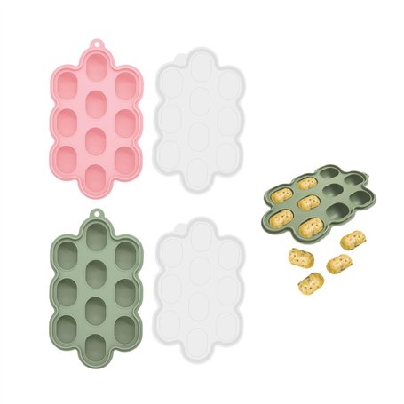 Lot de 2 bacs à glaçons