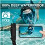 Quuylin Sac étanche Dry Bag, Sac à Dos étanche 10L, Sac étanche, avec bandoulière et étui étanche pour téléphone Portable,pour L