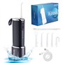 CARER SPARK Hydropulseur Dentaire - Irrigateur Oral Professionnel avec Mode Autonettoyant 4 Modes & 5 Buses Fonction USB Recharg