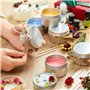 Shuttle Art DIY Kit de Fabrication de Bougies, Kit Bougie avec Cire de Soja, Cadeau DIY Coffret Bougies à Faire Soi Même avec Po