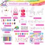Licorne Jouet Créatif Ensemble D'artisanat à Colorier 3D Peinture Activités Manuelles