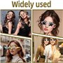 2PCS Lunettes de Soleil en Forme d'Étoile - Lunettes Pentagramme Rétro, Lunettes de Fête Amusantes et Incassables pour Enfants e