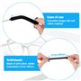 MXTIMWAN 3 Paires Protege Branche Lunette,Antidérapants pour Lunettes de Soleil,Manchon de Bras de Lunettes,Couvre Protège Branc