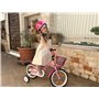 PROMETHEUS BICYCLES Velo Enfant 4 Ans - vélo Fille 14 Pouces a Roulette pour 3 a 5 Ans - Petite Princesse en Rose