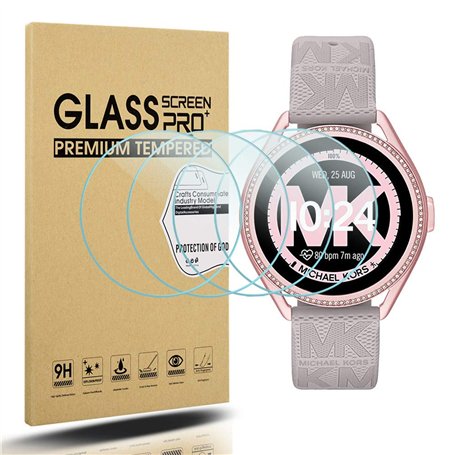 Diruite 4-Pièces Compatible avec Michael Kors Women's MKGO Gen 5E 43mm Protection Écran