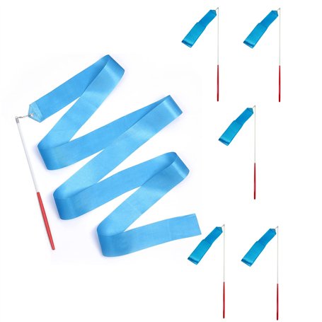 6pcs Rubans de Danse 2m Ruban de Danse Baguette de Danseur Banderoles banderoles rythmiques pour enfants pour Danse Artistique E