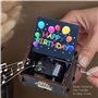 Qaixwuyi Boîte à Musique Bois Boîte à Musique Happy Birthday Boîte à Musique Manivelle Boîte à Musique Vintage Boîte à Musique S