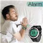 Pédomètre Montre-Bracelet Homme sous-Marin Montre de Plongée 10 ATM Etanche avec Fonction de Chronomètre de Tour et Réveil, Form