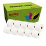 Doree Lot de 10 rouleaux d'étiquettes thermiques directes Blanc 102 x 152 mm pour impression thermique Zebra GK420D