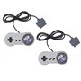 DARLINGTON & Sohns Lot de 2 manettes compatibles avec console Nintendo SNES compatible avec les manettes Super Nintendo