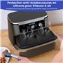 Anti Eclaboussure Silicone Accessoires pour Friteuse à Air Chaud Moul