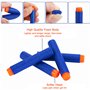 200 Pièces Fléchettes en Mousse Recharge Balle 7,2 cm pour Nerf N-Strike Elite Series Blasters Compatible, Munition de Souple Da