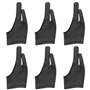 Bestgle 6pcs Gant de Dessin d'Artiste