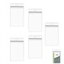 5 Pcs Porte Carte Transparent