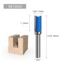 Lizaty 3 Pièces Fraise Defonceuse 8mm, Fraise a Copier Flush Trim Router Bits, Tige Fraise à Affleurer Avec Roulement Supérieur 