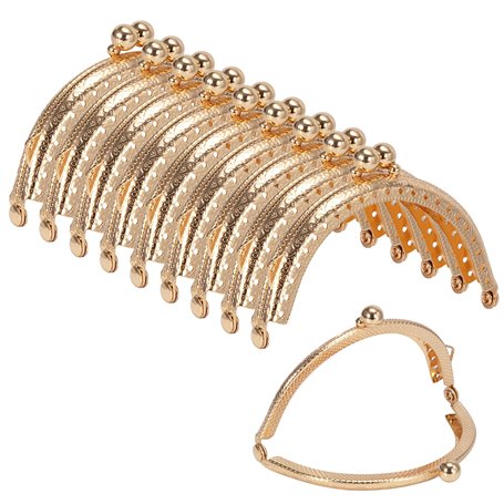 Arc en Métal Cadre Baiser Fermoir Serrure Semi-Circulaire Sac À Main Sac Cadre Fermoir Serrure Fermoirs Craft Cadre pour DIY Por