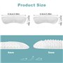 6 Paires de Coussinet Talon Chaussure en gel silicone Autocollants pour chaussures invisibles Protege Talon pour femmes et homme