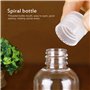 100ml Bouteilles Voyage en Plastique vides avec 2 Petits entonnoirs