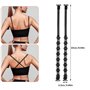 LiJuanWang Bretelles de Soutien-Gorge,3 Paires Attache Bretelle Soutien Gorge Dos Clips De Sangle De Soutien-Gorge Élastiques Br