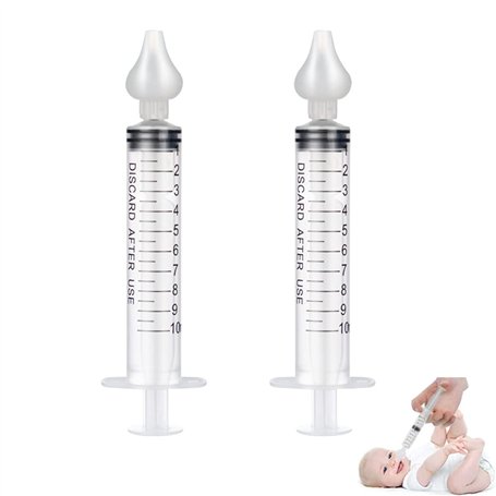 2Pcs Irrigateur Nasal