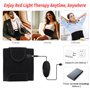 Ceinture de Luminothérapie Rouge,Ceinture Thérapie Infrarouge 112*21 CM,LED Red Light Therapy pour Dos Abdomen Epaules Bras Jamb