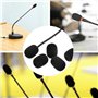 10 Pcs Bonnette Micro,Mousse Micro,Mousse Micro Casque,Mini Microphone Casque Pare-brise Mousse,Pour La Salle De Classe,Intervie