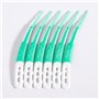 12 Pcs Brossettes Interdentaire avec Boîte en Plastique,Cure Dent Plastique Soft Silicone Brosse à Dents,Brossettes Interdentair