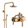 AIMOYO Colonne de Douche Laiton Antique Ensemble de Douche Monocommande