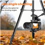 Nineigh Trepied Appareil Photo,190cm Trepied Smartphone avec Bras Télescopique Horizontal, Aluminium Trépied Caméra avec Télécom