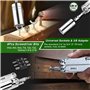 SHALL Multi Tool, Pince multi-outils 18 en 1, Couteau de poche multi-outils en acier inoxydable avec embout de tournevis et doui