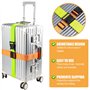 4 Sangle Valise, Sangle Valise Voyage avec 4 Etiquette Valise Voyage, Réglable Sangles à Bagage Accessoire Voyage Avion pour Rec