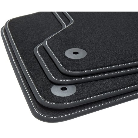 tuning-art Exclusive Tapis de Sol de Voitures adapté pour VW Golf 7 VII Seat Leon 3 III 5F Audi A3 8V