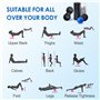 Eurtes Lot de 4 balles de massage pour fascia, petit rouleau de fascia, balle hérisson de 7 cm et balle de massage double pour l