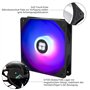 Thermalright TL-C12C-S X5 Ventilateur de processeur ARGB 120 mm PWM Silent Ventilateur d'ordinateur avec roulement S-FDB, vitess