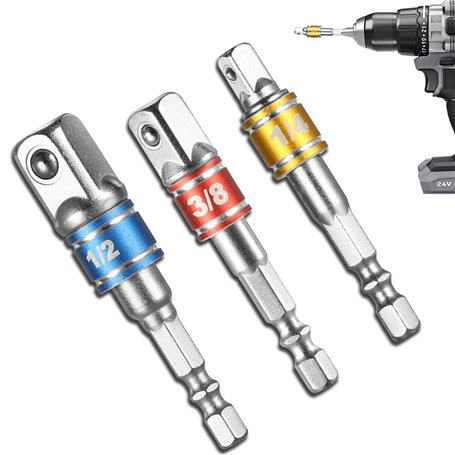 WYRGQIQN Adaptateur Hexagonal Vers 1/4"