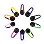 YOYEAH Lot de 20 porte-clés boussole – Mini mousqueton coloré avec design de boussole robuste et précis pour les aventures en pl