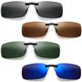 Mikqky 4 Pièces Clip Solaire pour Lunettes De Vue